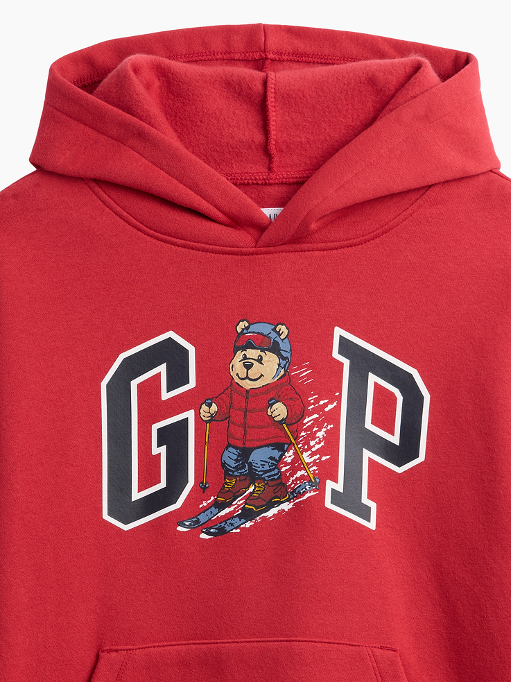 Image number 2 showing, Kids Relaxed Brannan Bear Gap Logo Hoodie