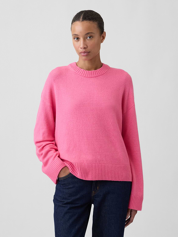 Cashsoft Relaxed Crewneck Sweater