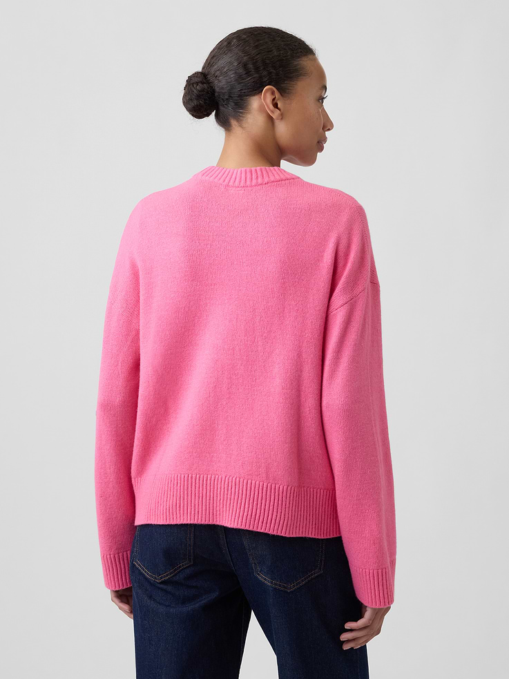 Image 2 of 5, Cashsoft Relaxed Crewneck Sweater