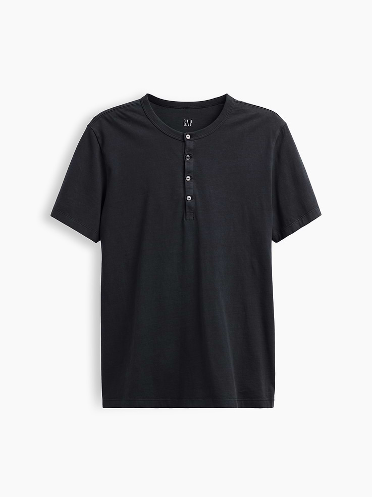Image 5 of 5, Henley T-Shirt