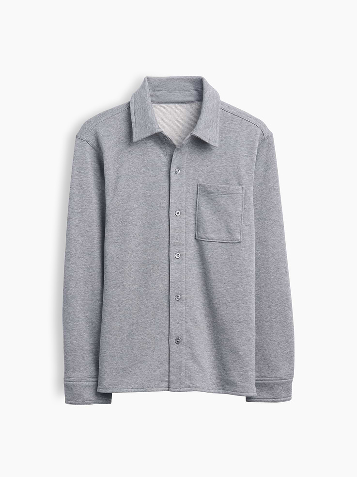 Image number 2 showing, Kids VintageSoft Terry Button-Front Shirt