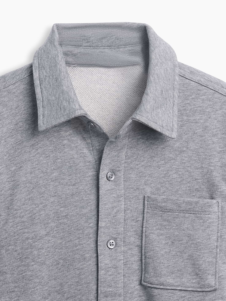 Image number 5 showing, Kids VintageSoft Terry Button-Front Shirt