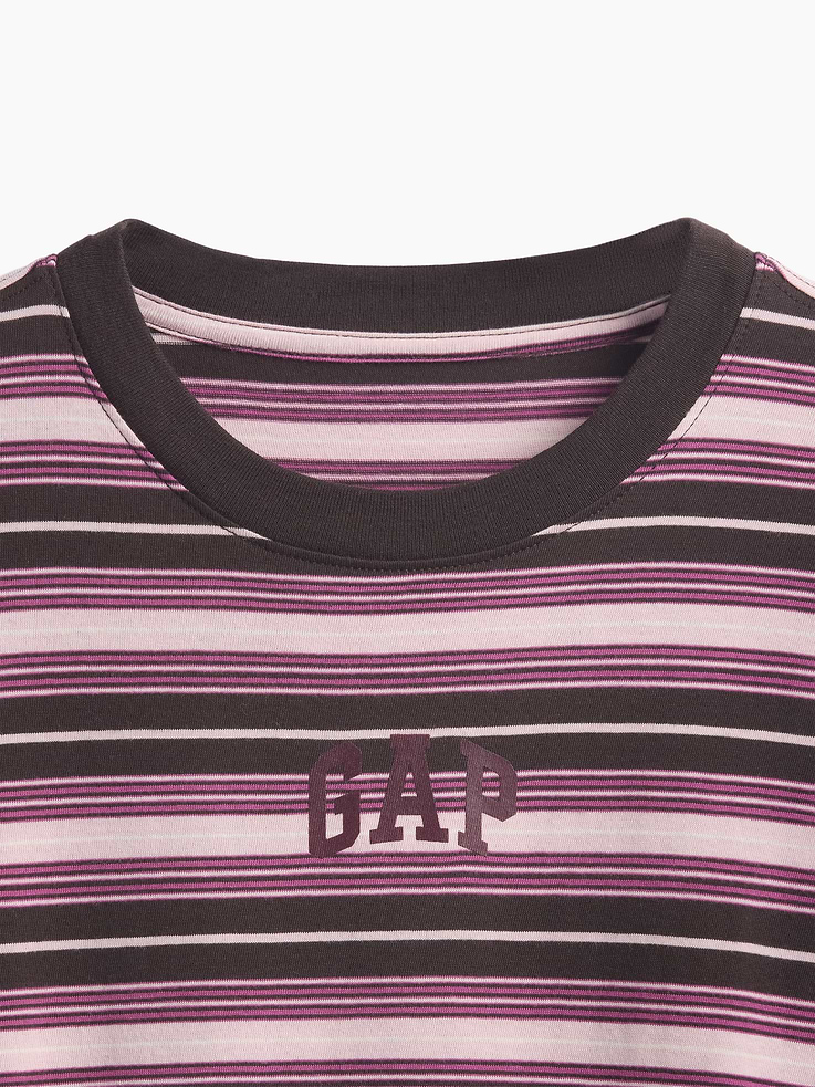 Image 4 of 5, Organic Cotton VintageSoft Oversized Logo T-Shirt