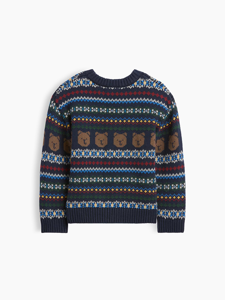 Image 3 of 4, Baby & Toddler Fair Isle Sweater