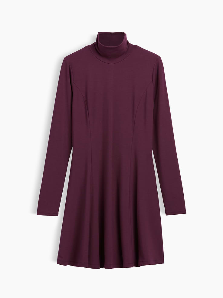 Image 5 of 5, Mockneck Mini Dress