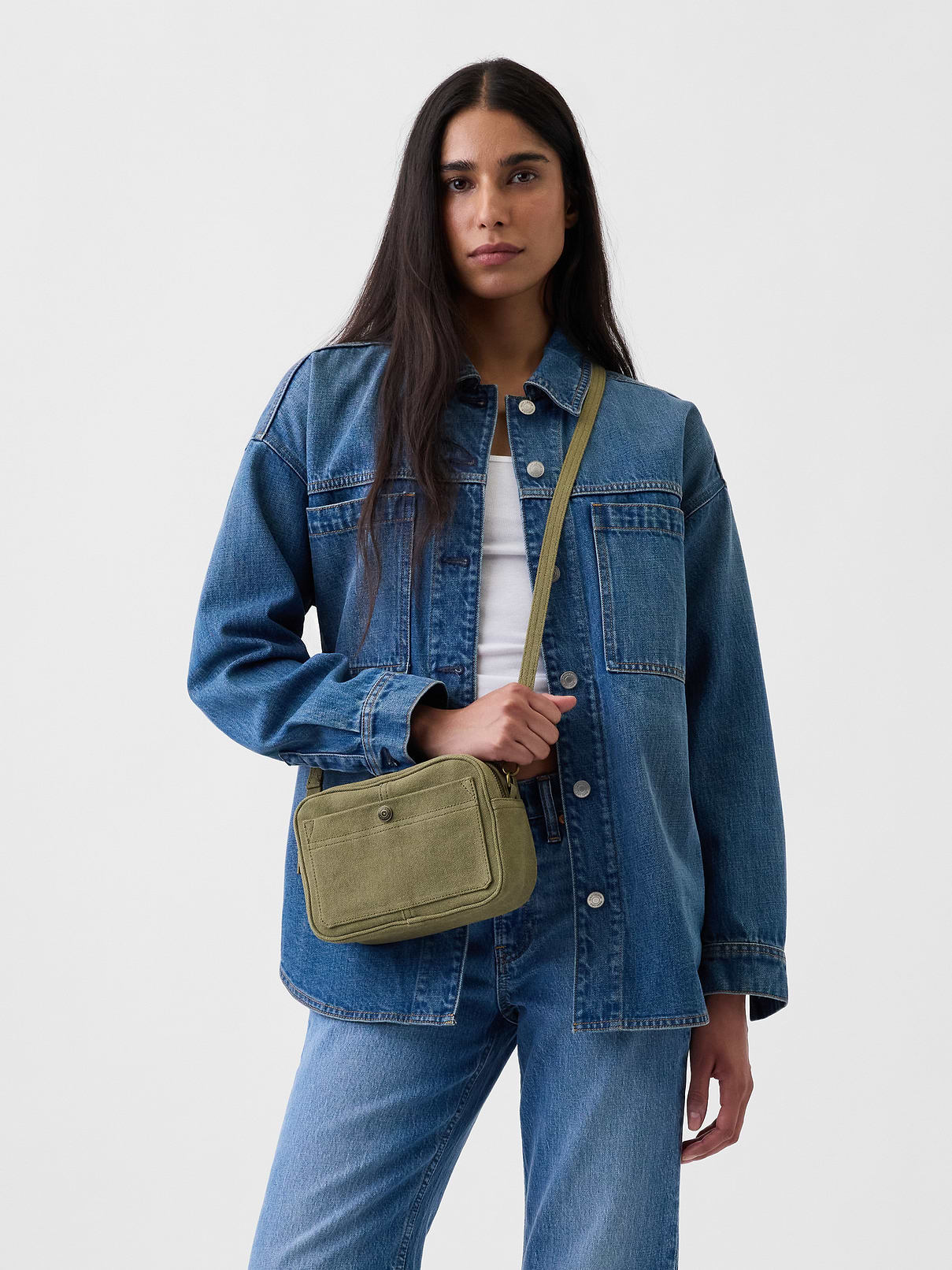 Image number 2 showing, Canvas Pocket Crossbody