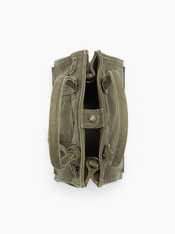 Image number 7 showing, Small Canvas Five Pocket Tote
