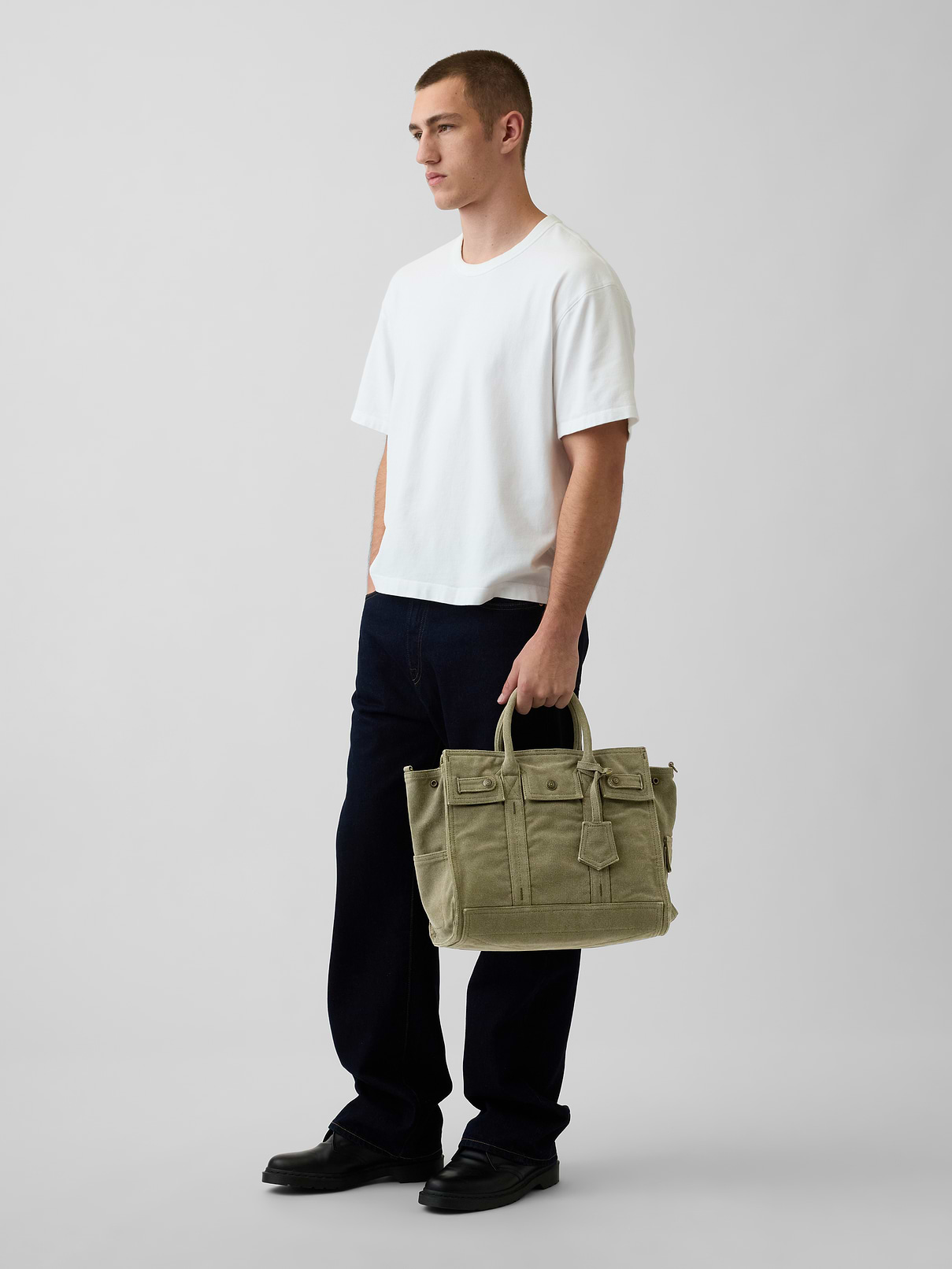 Image number 9 showing, Canvas Five Pocket Tote