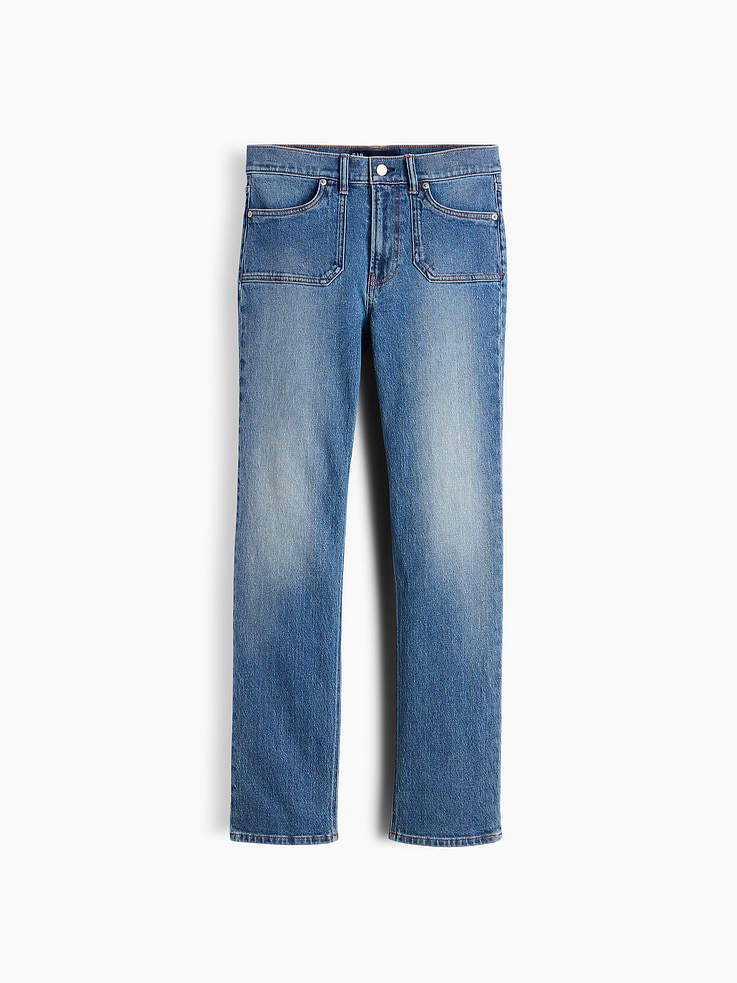 Image 6 of 6, High Rise '90s Slim Straight Jeans