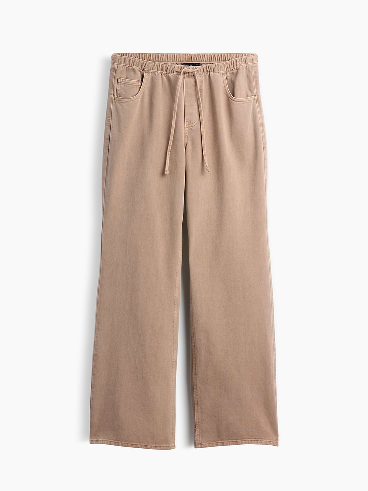 Image 6 of 6, Low Rise Easy Baggy Flare Pants