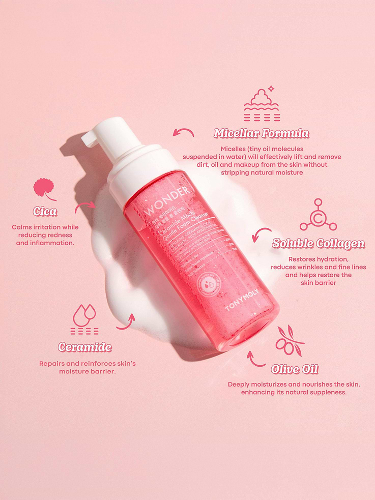 Image 6 of 6, Tony Moly Wonder Ceramide Mochi Essentials Kit