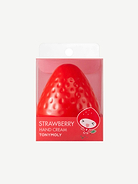 Image 1 of 3, the TONYMOLY Strawberry Hand Cream is a nourishing hand moisturizer that helps soften and hydrate dry hands while leaving a light, fruity strawberry scent, the smooth texture absorbs easily, providing comfort without a greasy feel, moisturizing hand cream – helps hydrate and soften dry hands for a smooth, comfortable feel, strawberry-infused formula – enriched with strawberry fruit extract and fruit-derived oils to nourish skin, rich & nourishing – contains shea butter, apricot kernel oil, and moringa seed oil for lasting moisture, lightweight absorbing texture – glides on easily without leaving a greasy residue, Product #1200285