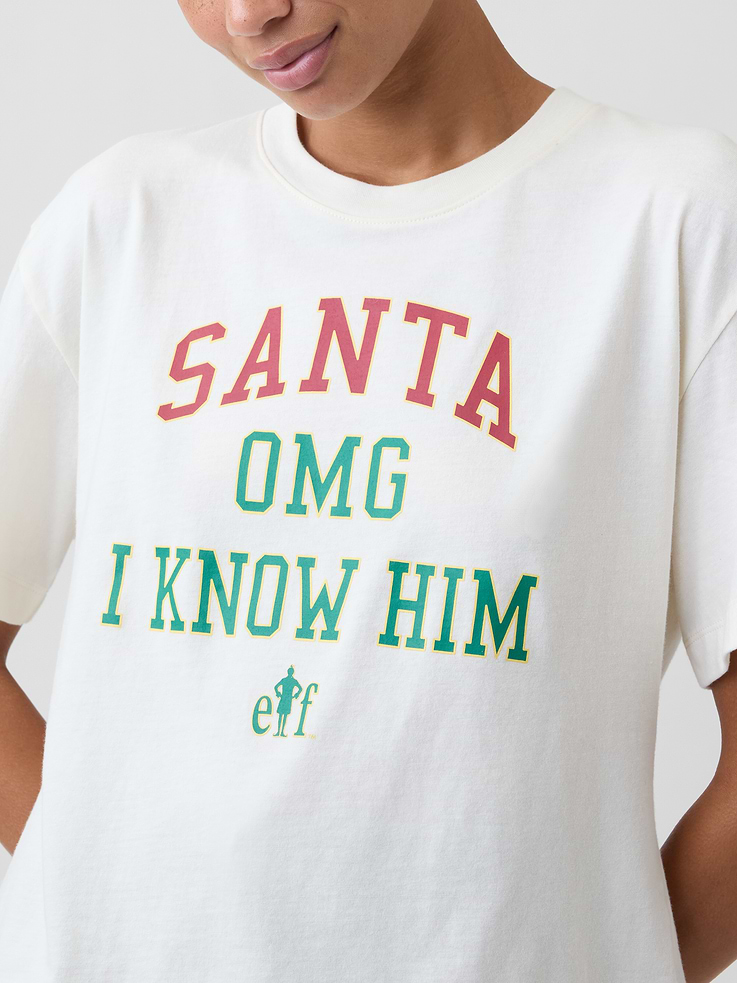 Image 4 of 5, WB™ Elf Relaxed Graphic T-Shirt