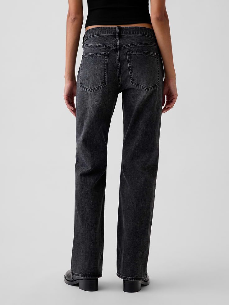 Image number 4 showing, Mid Rise Relaxed Flare Jeans