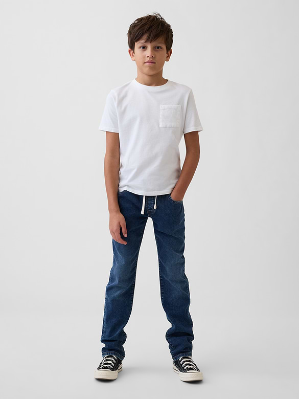 Kids Pull-On Slim Sweatpant Jeans