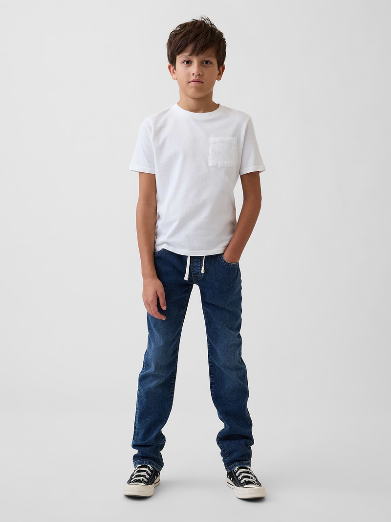 Kids Pull-On Slim Sweatpant Jeans