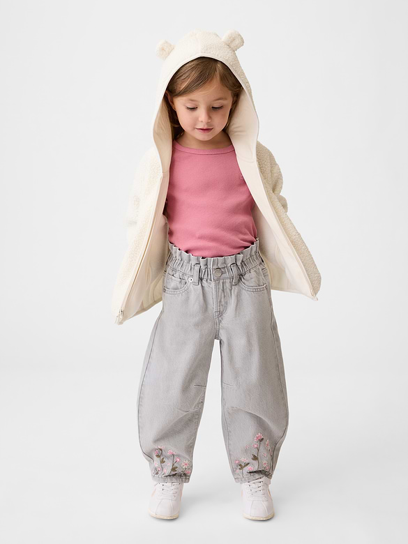Baby & Toddler Embroidered Horseshoe Jeans