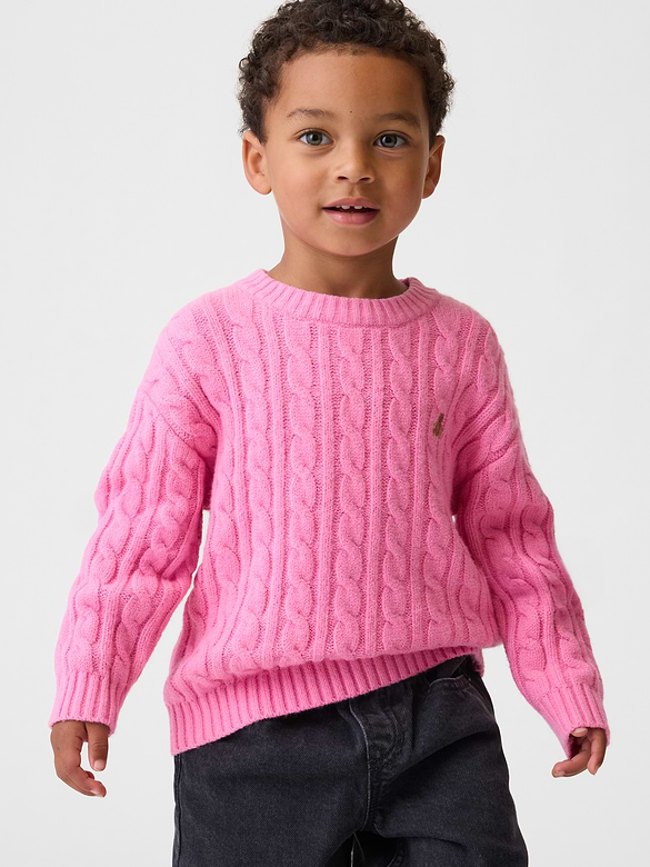 Baby & Toddler CashSoft Cable-Knit Sweater