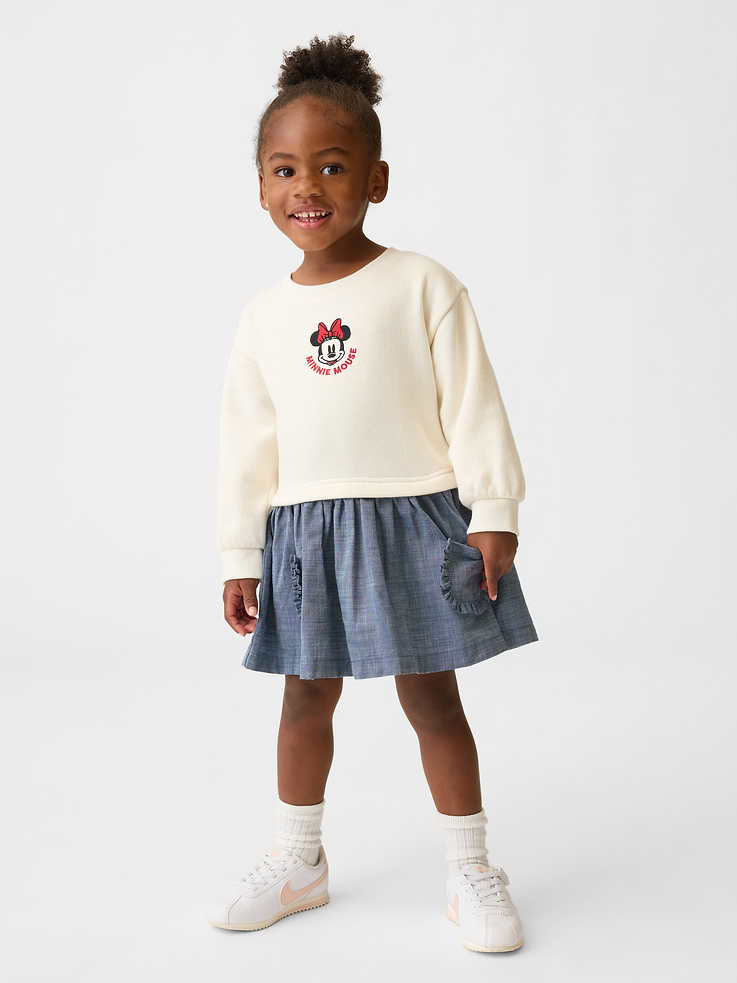 Image number 1 showing, Gap × Disney Baby & Toddler Sweatshirt Dress