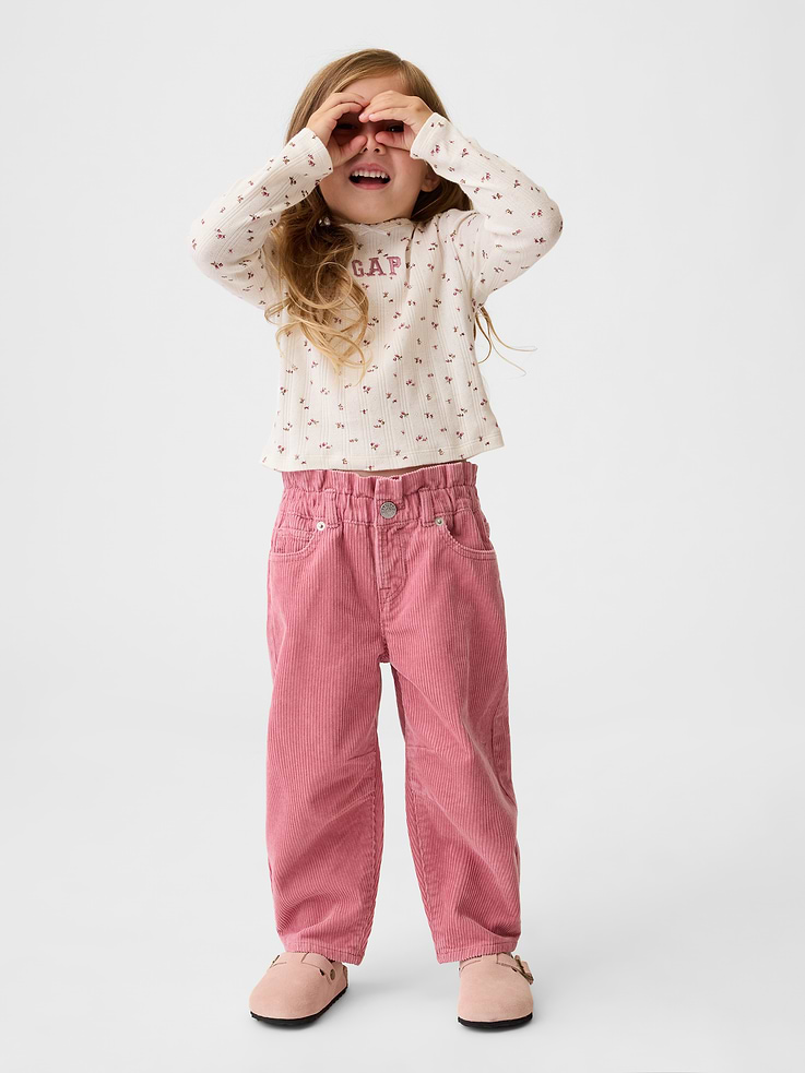 Image number 1 showing, Baby & Toddler Corduroy Horseshoe Pants