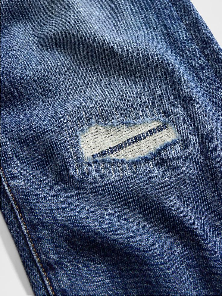 Image 3 of 4, Kids Distressed Soft Relaxed Jeans