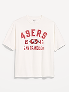 Image number 1 showing, San Francisco 49ers Oversized Graphic T-Shirt for Men