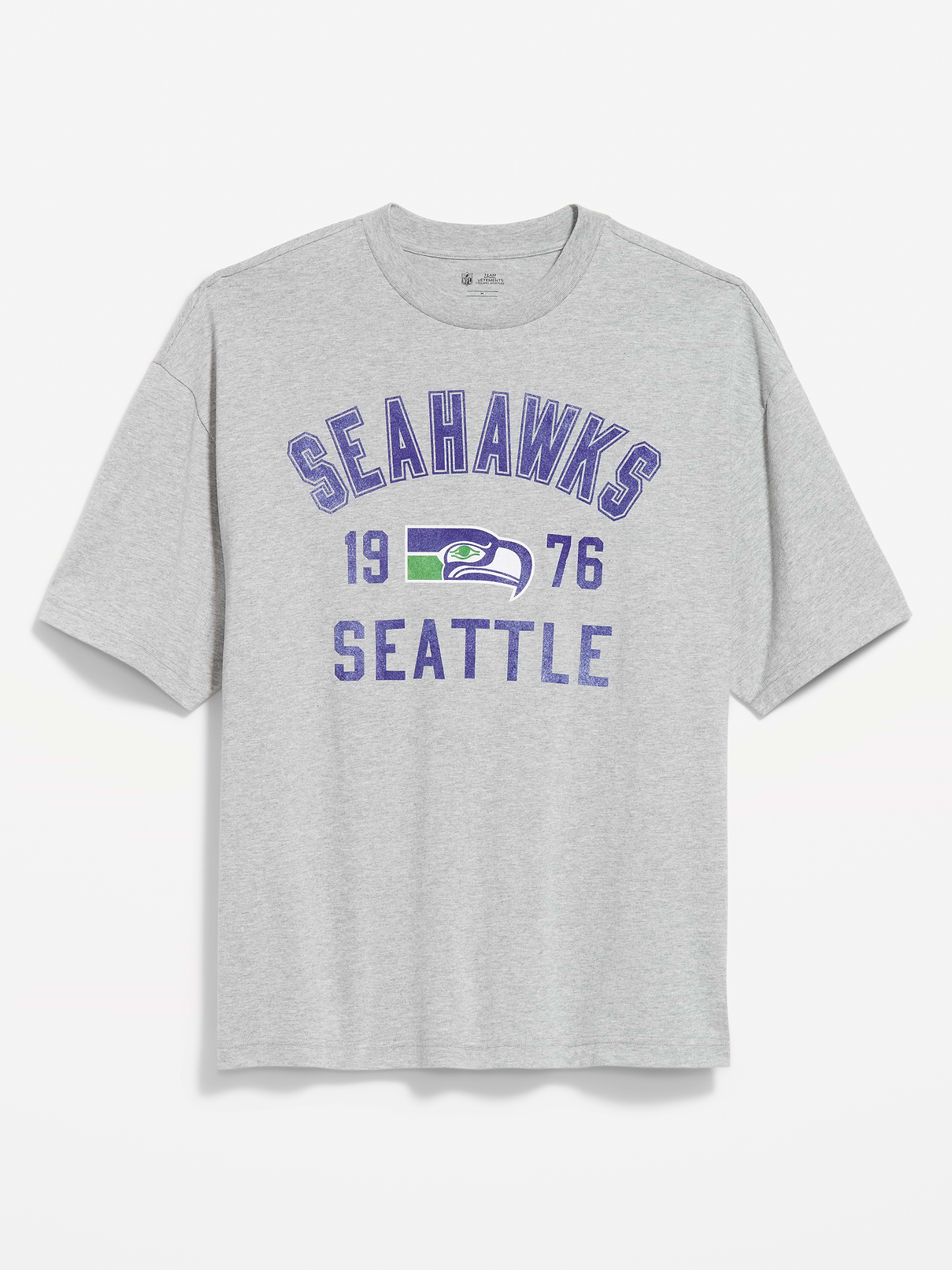 Image number 1 showing, Seattle Seahawks Oversized Graphic T-Shirt for Men
