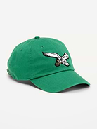 Image 1 of 3, button at crown, embroidered eyelets, curved visor, adjustable back closure, Product #1181331