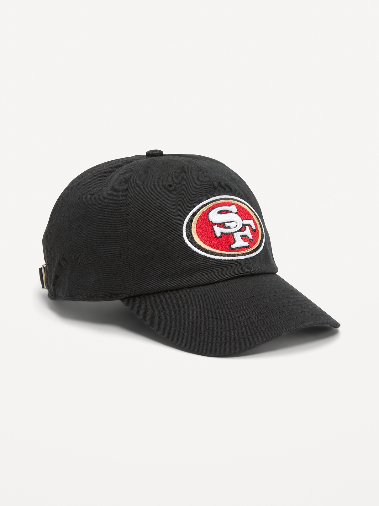 Image 1 of 4, button at crown, embroidered eyelets, curved visor, adjustable back closure, Product #1181327