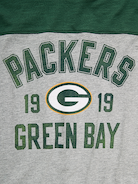 Image number 3 showing, Green Bay Packers Long-Sleeve Oversized Graphic Football T-Shirt for Boys