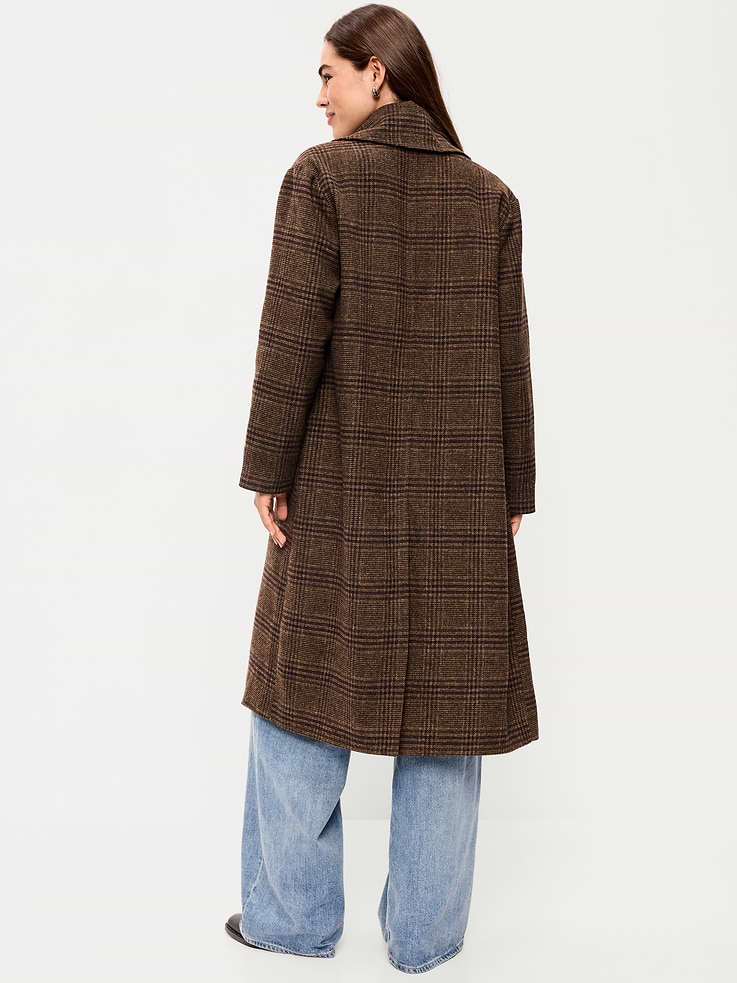 Image 2 of 7, Oversized Full-Length Overcoat