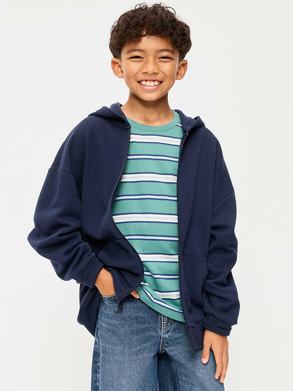 Oversized Zip Hoodie for Boys