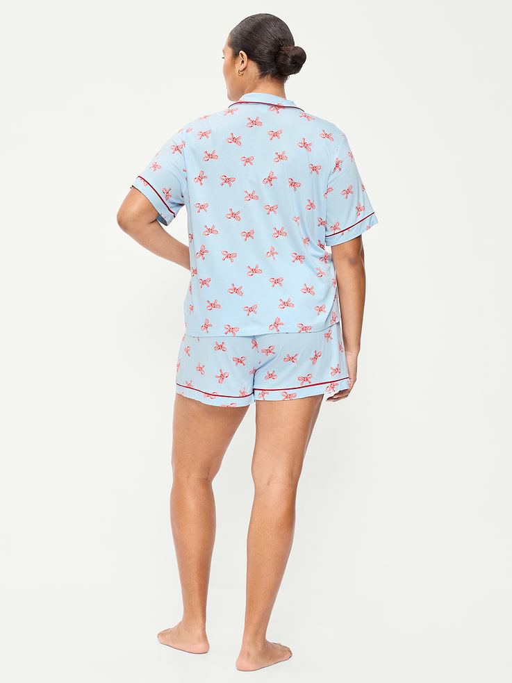 Image 7 of 7, Sunday Sleep Knit Jersey Short Set