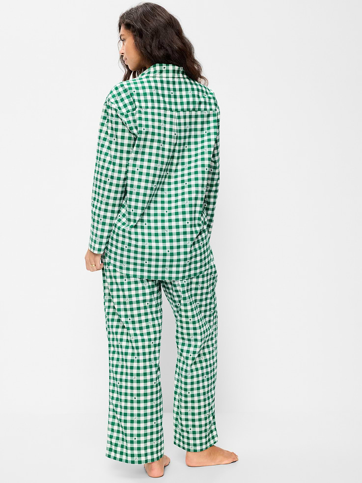 Image 5 of 7, Poplin Pajama Pant Set