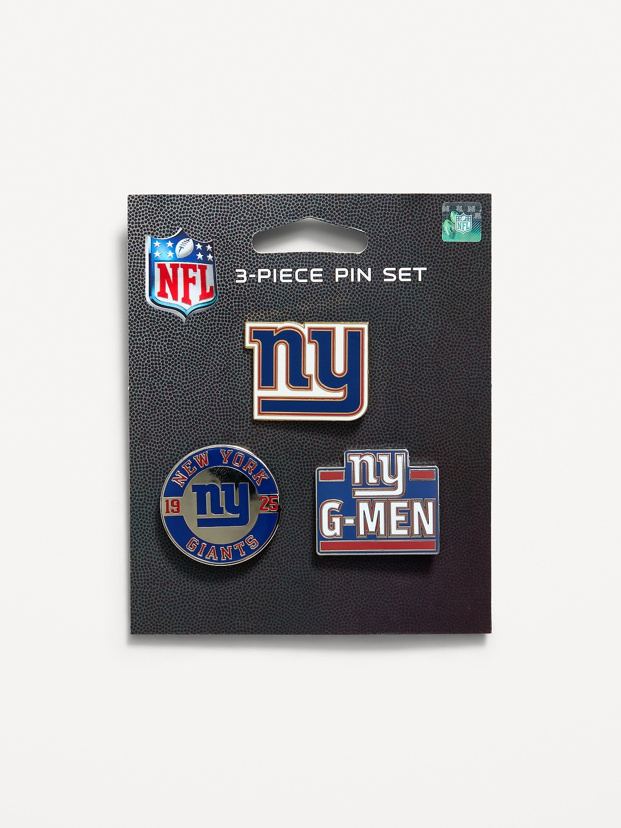 WinCraft® New York Giants 3-Pack Collector Enamel Pins | Old Navy