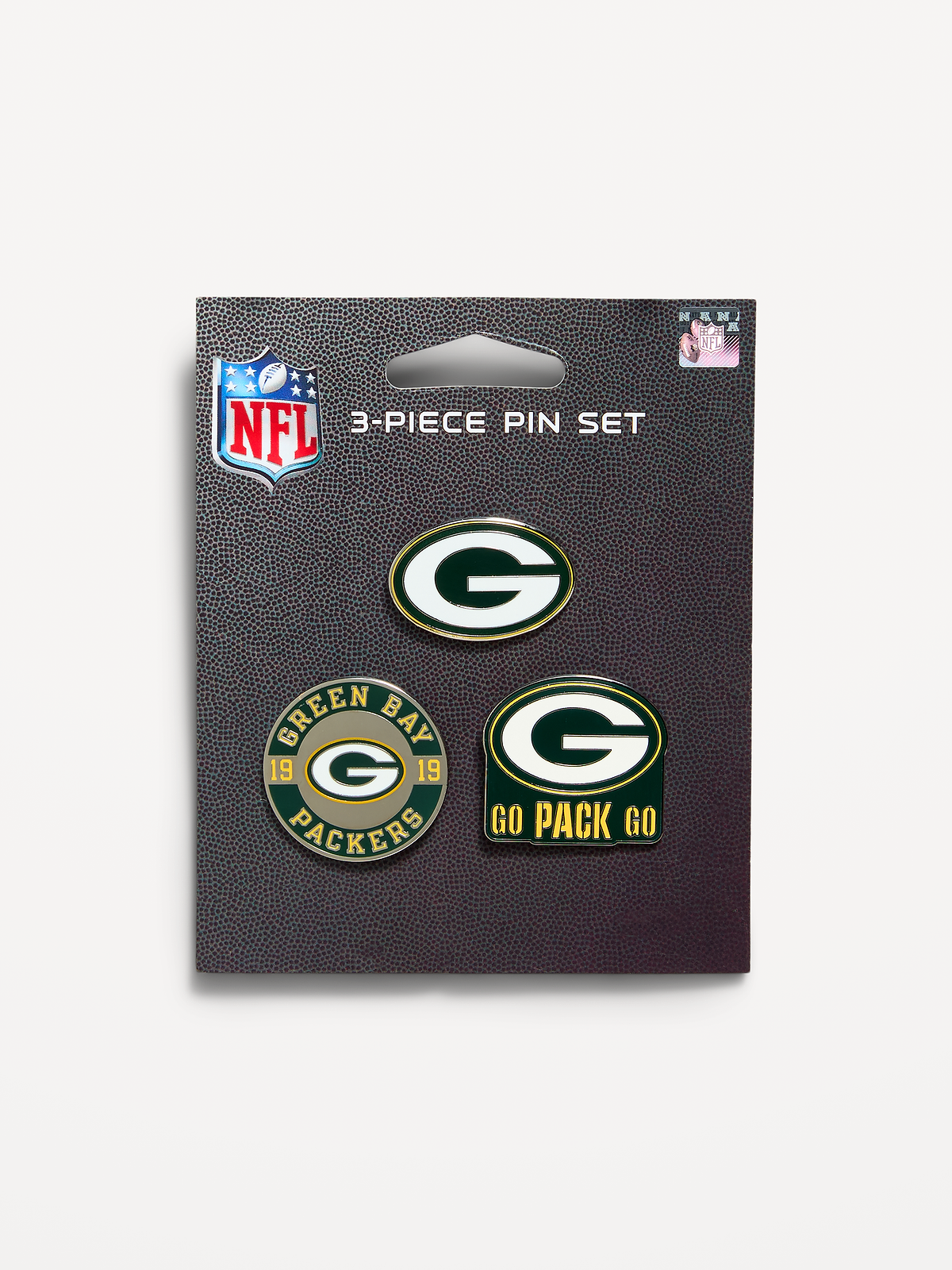 WinCraft® Green Bay Packers 3-Pack Collector Enamel Pins