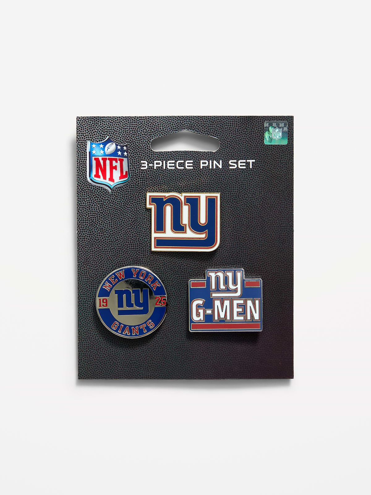 WinCraft® New York Giants 3-Pack Collector Enamel Pins