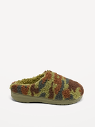 Image 3 of 4, Sherpa Slippers for Boys