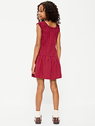 Image number 2 showing, Short-Sleeve Fit and Flare Button-Front Dress for Girls