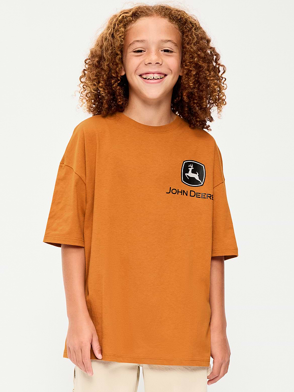John Deere™ Oversized Gender-Neutral T-Shirt for Kids