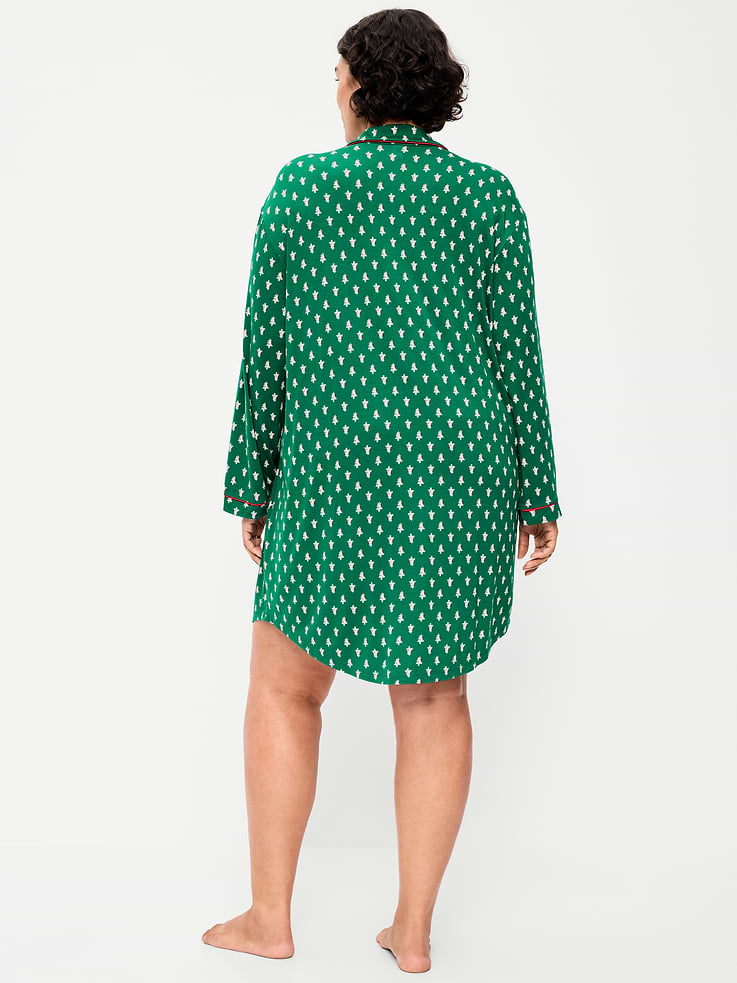 Image 7 of 7, Knit Jersey Sleep Dress