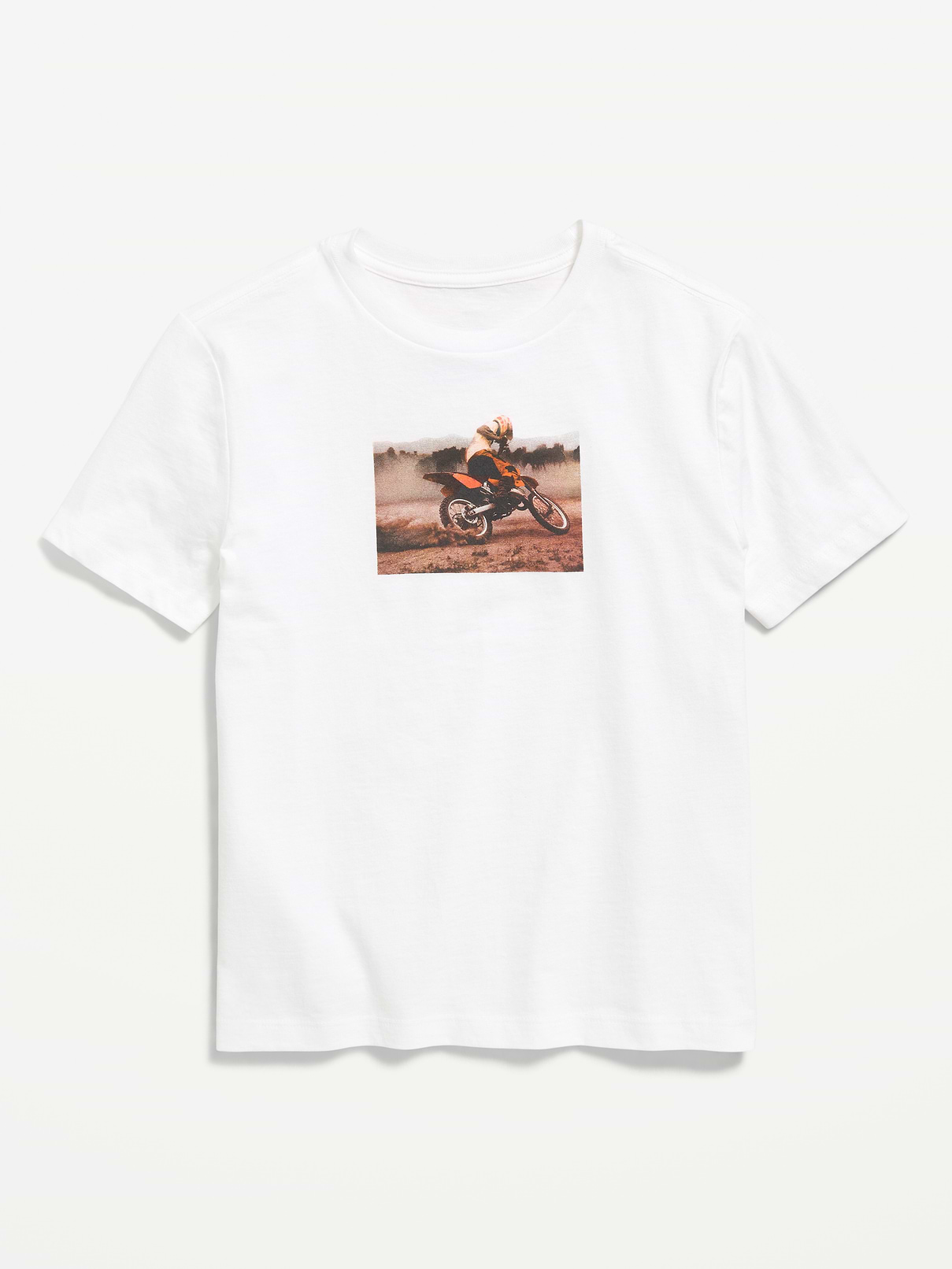 Image 1 of 1, crew neck, short sleeves, graphic at front, Product #911263