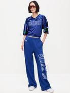 Image number 1 showing, Seattle Seahawks High-Waisted SoComfy Wide-Leg Sweatpants for Women