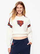 Image number 1 showing, Chicago Bears Cropped Sweater for Women