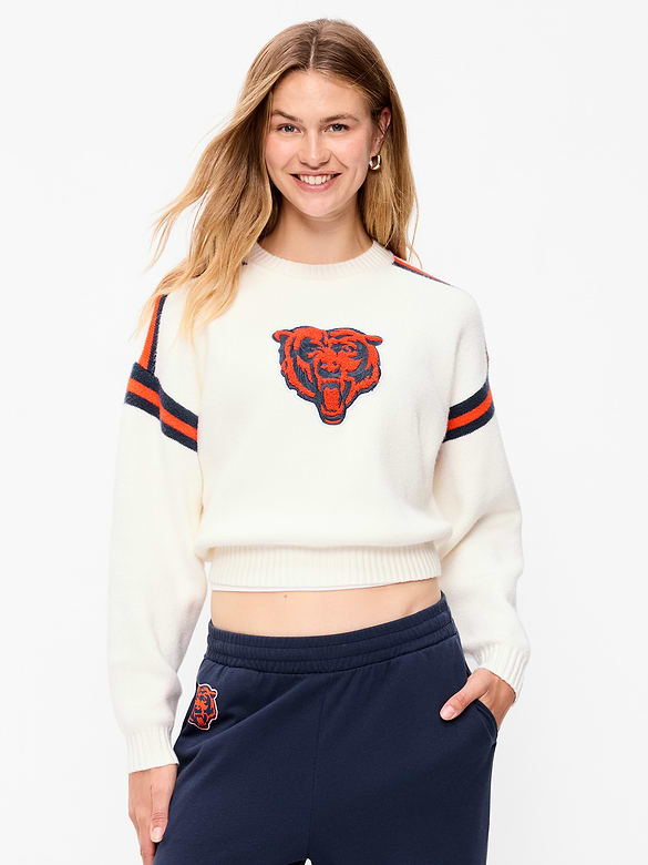 Chicago Bears Cropped Sweater for Women