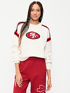 Image number 1 showing, San Francisco 49ers Cropped Sweater for Women