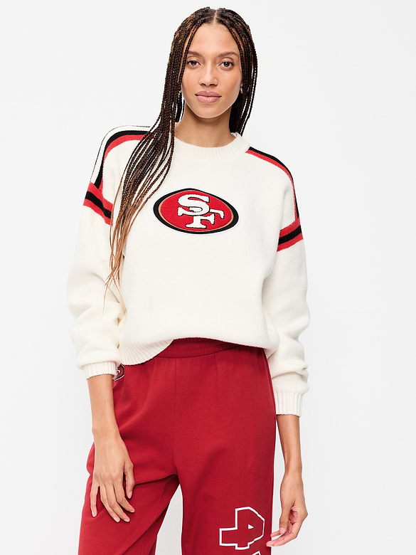 San Francisco 49ers Cropped Sweater for Women