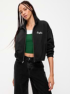 Image number 1 showing, Philadelphia Eagles Oversized Fleece Bomber Jacket for Women