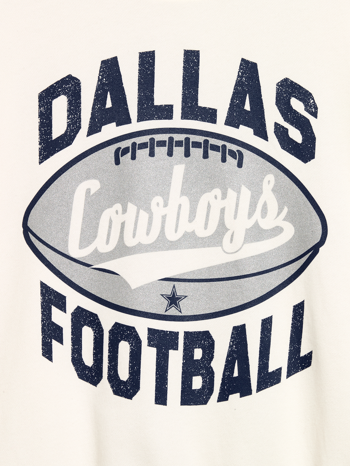 Image number 4 showing, Dallas Cowboys Oversized Fleece Sweatshirt for Women