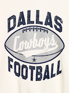 Image number 4 showing, Dallas Cowboys Oversized Fleece Sweatshirt for Women
